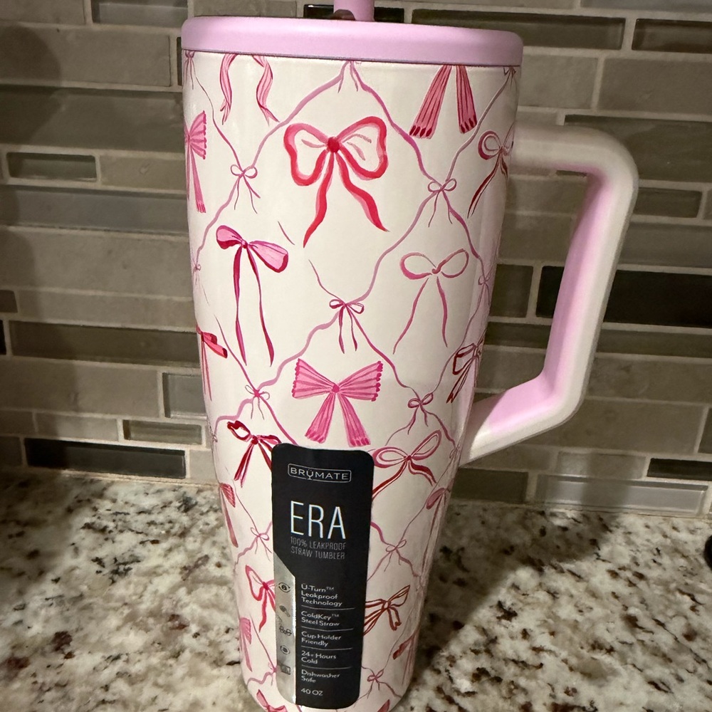 Brumate 40oz Bow Era Straw Tumbler Water Bottle